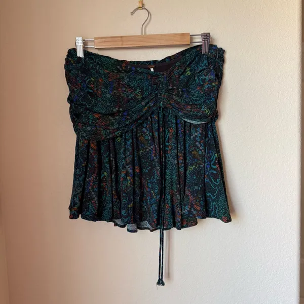 Free People Saturday Sun Mini Skirt Size 10 - Image 3