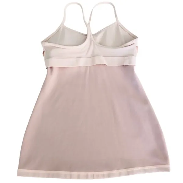 Lululemon Power Y Tank Everlux Silk Rose Size 8 Light Support B/C Cup Shelf Bra - Image 7