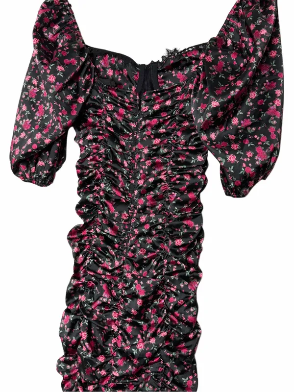 For Love Of Lemons Melrose Floral Mini Dress - Image 6
