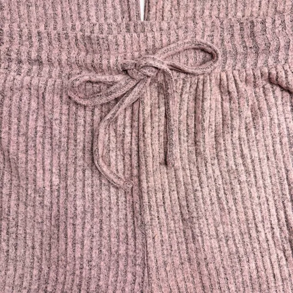 Rose Pink Lounge Pants Super Soft Wide Leg Drawstring Waist I Am Medium NEW - Image 6