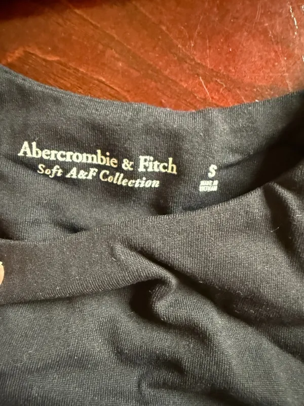 Abercrombie & Fitch Black Open Back Bodysuit  - Image 3