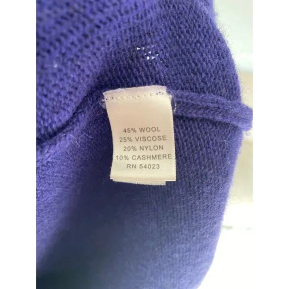 Banana Republic Cashmere Wool Mini Dress Sweater Cowl Neck Quiet Luxury Scandi S - Image 5