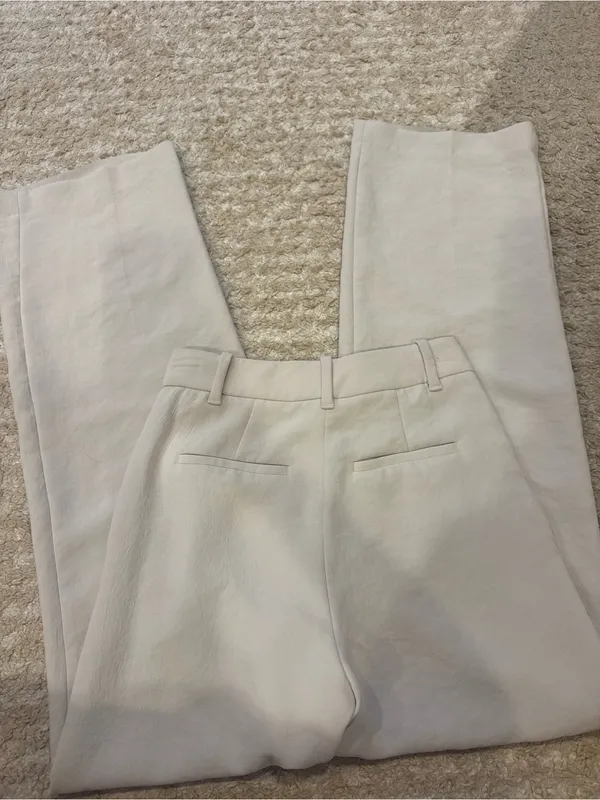 Wilfred Cream High-Rise Pleated Trousers - Image 4