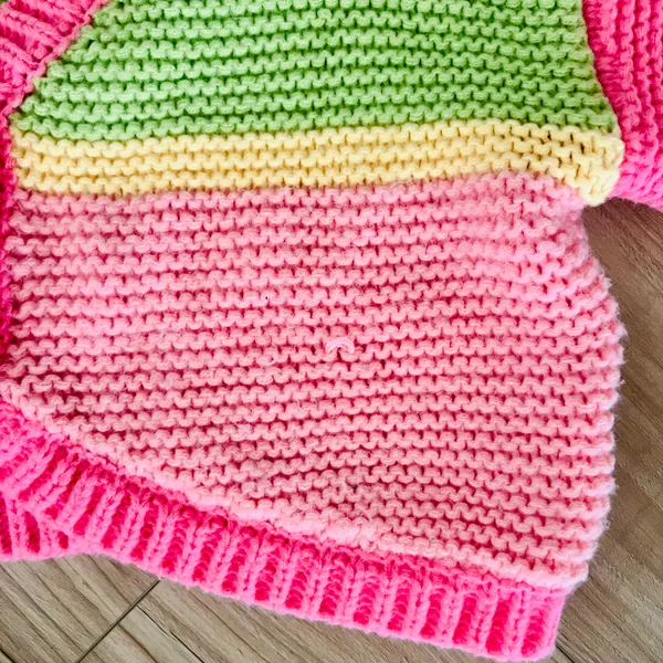 Fairycore Knit Sweater Pink - Image 6