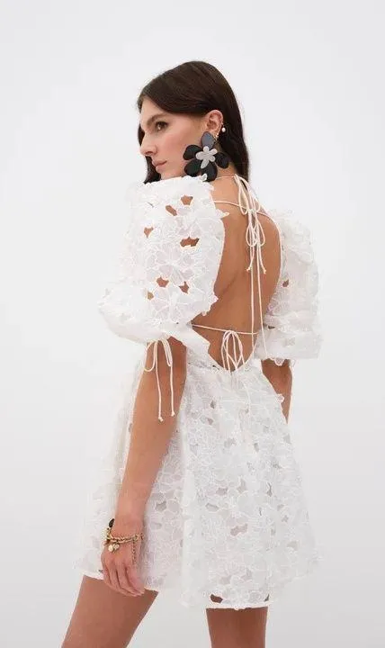 For Love & Lemons Leighton Mini Dress - Image 4
