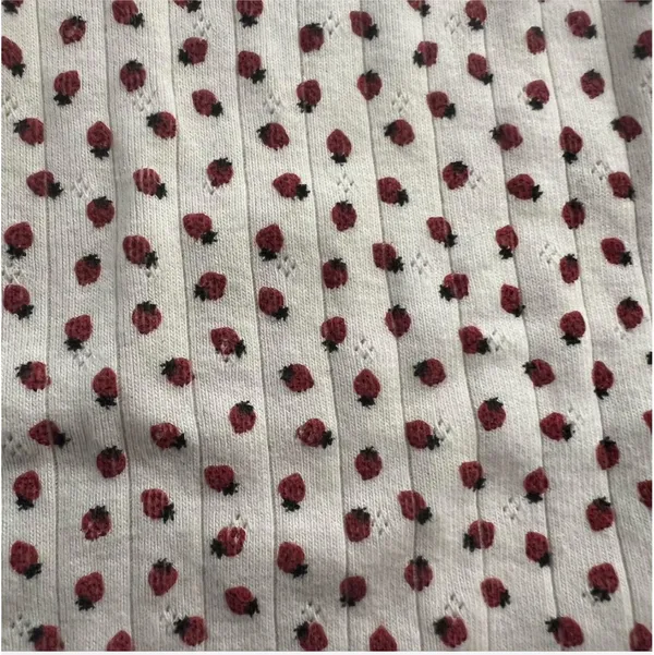 Brandy Melville Strawberry Eyelet Tank - Image 2