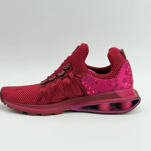 Nike Shox Gravity Floral‎ Burgundy Maroon Women's Sneakers AQ8554-600 Size 8 - Image 9