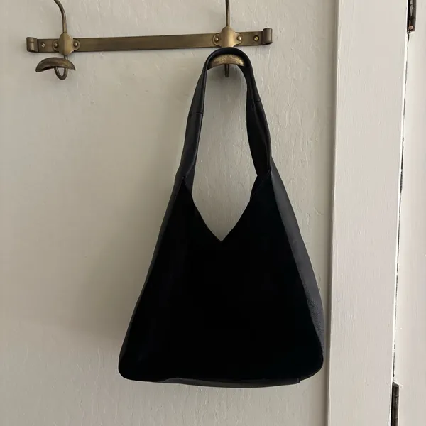Apatchy London the Henry black leather and suede hobo bag - Image 5