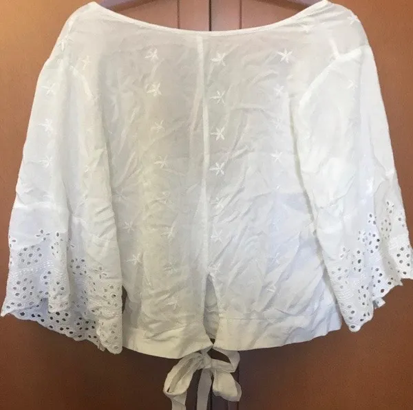 White Going Out Top Size L - Image 4