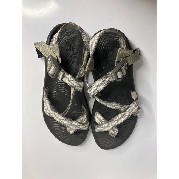 Chacos Z/Cloud 2 Sandals Women 9 Gray Excellent Strappy Athletic Toe Loop Sandals - Image 5