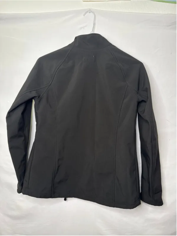 Shyanne WORN 1X black zip up soft shell jacket sz Small - Image 8