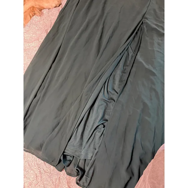 NWOT Lulus Size 1X Confidently Charismatic Emerald Backless Halter Maxi Dress - Image 5