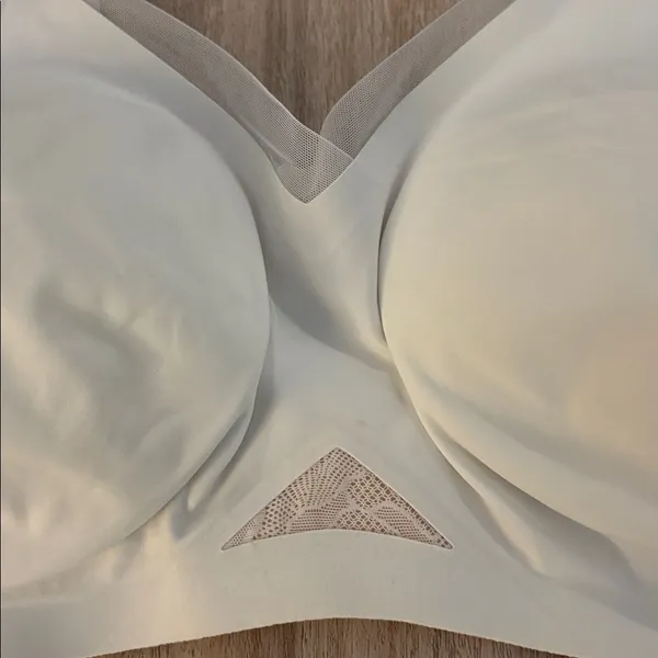 Honeylove Wireless Crossover Lace Bra Size 3X in White - Image 2