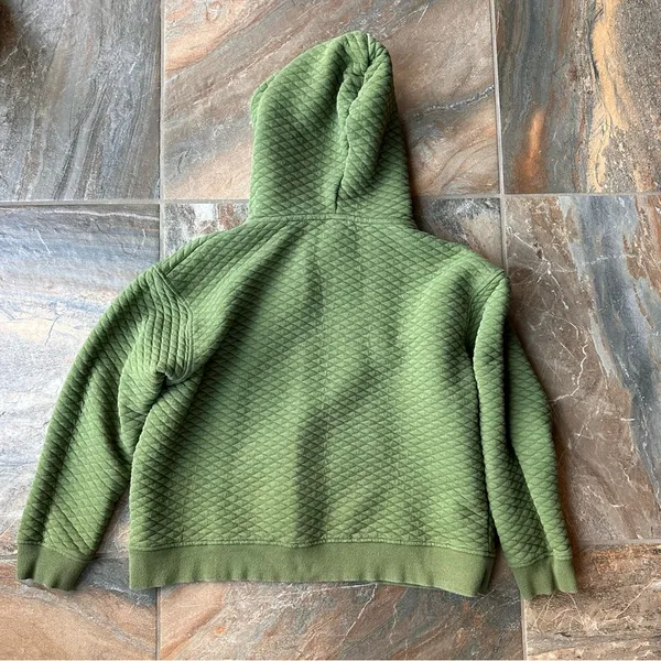 Zyia Active Pine Quilted Diamond Hoodie Women’s Size Medium - Image 3
