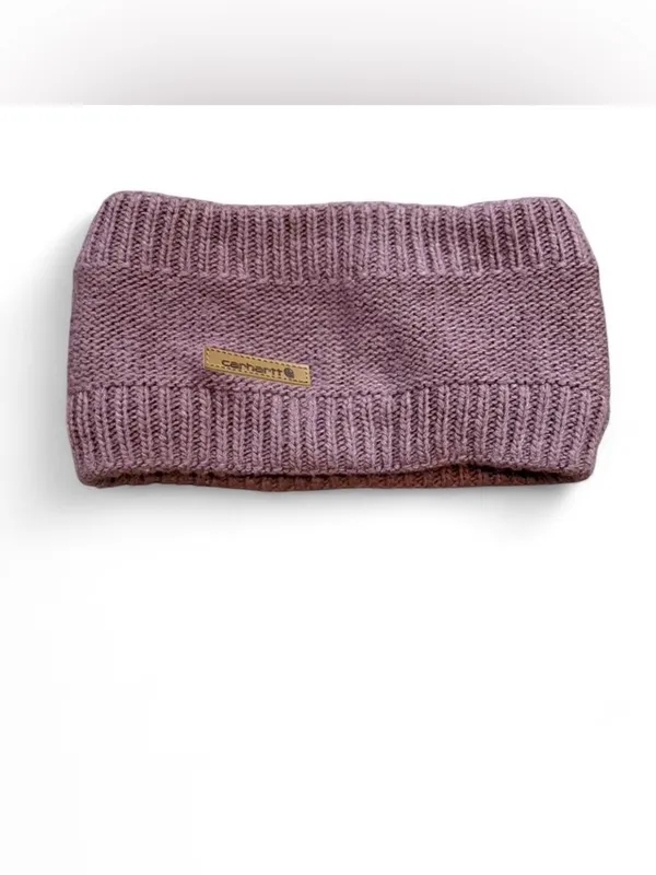 Carhartt Dusty Pink and Lavender Knit Beanie - Image 2