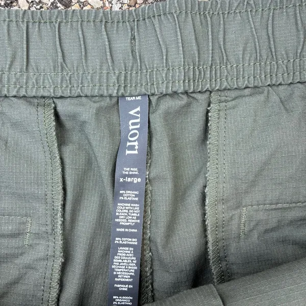 Vuori Women's Green Shorts - Image 5