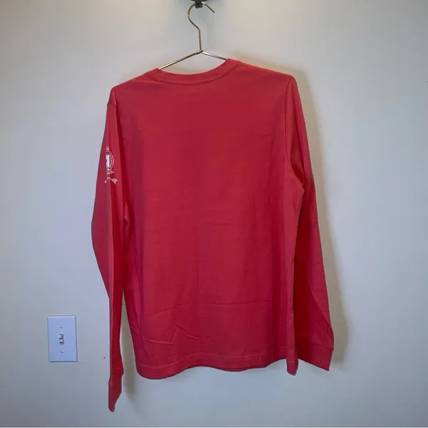 Adidas‎ Boston Marathon 2024 Long Sleeve Tee Red | Medium - Image 2