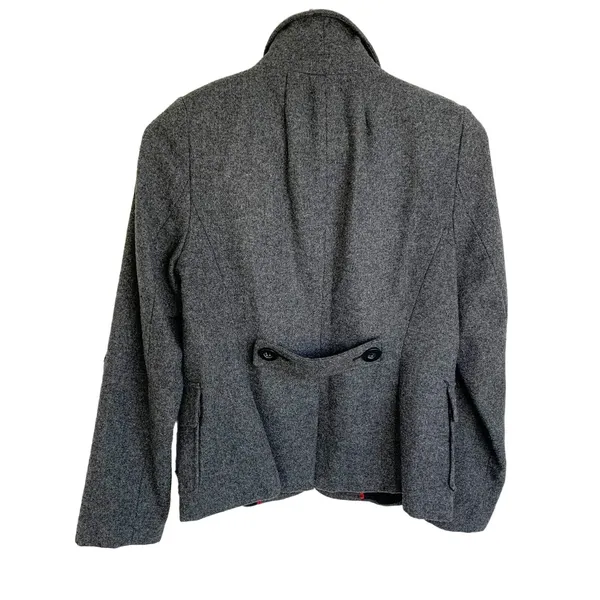Lavender Hill Wool Blend Jacket Blazer Coat Womens 8 Button‎ Pocket Lined - Image 4