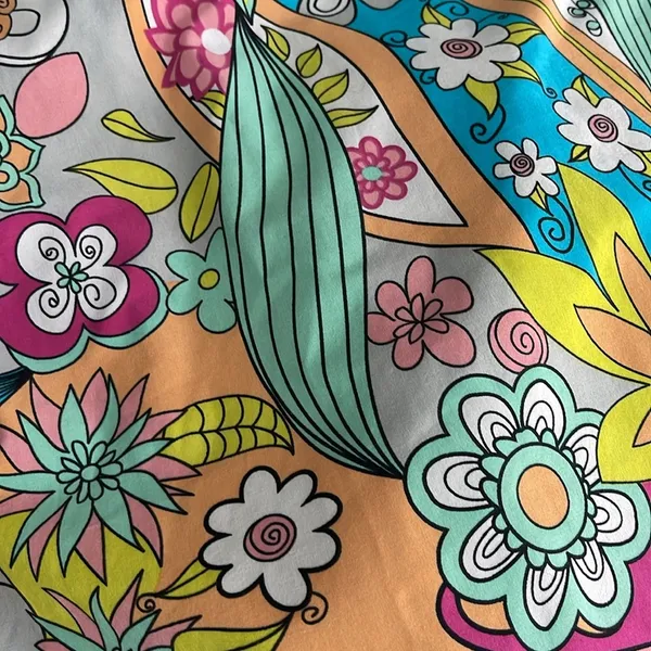 Judith March Floral Multicolor Groovy Sundress Size Large - Image 2
