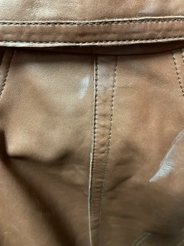 Bernardo Suede Leather Jacket - Image 3
