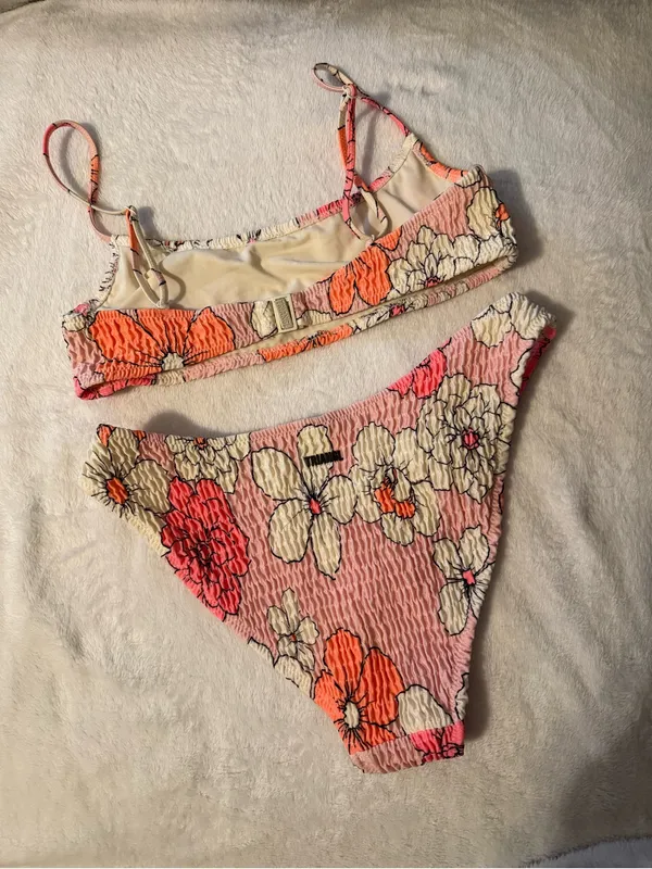 Triangl Floral Smocked Bikini - Image 4