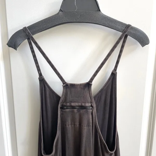 Free People FP Movement Hot Shot Onesie‎ Womens XS Washed Black Relaxed Jumpsuit - Image 6