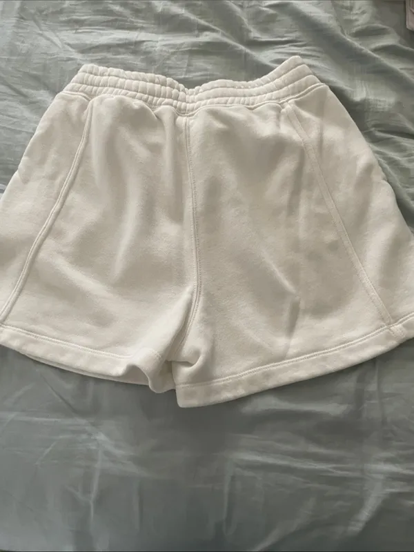 EUC Free People Movement Sprint to the Finish shorts in ivory white - Image 6