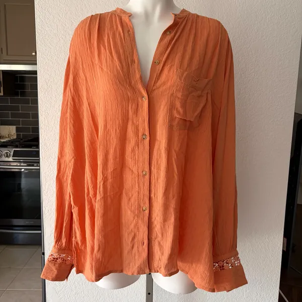Free People The Best Button Down Shirt - Image 3