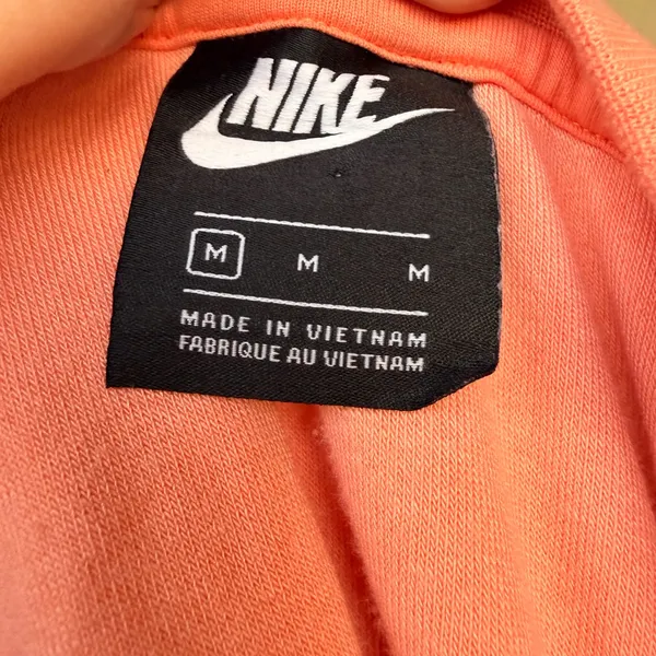 Nike Women's Vibrant Coral Hoodie - Image 4
