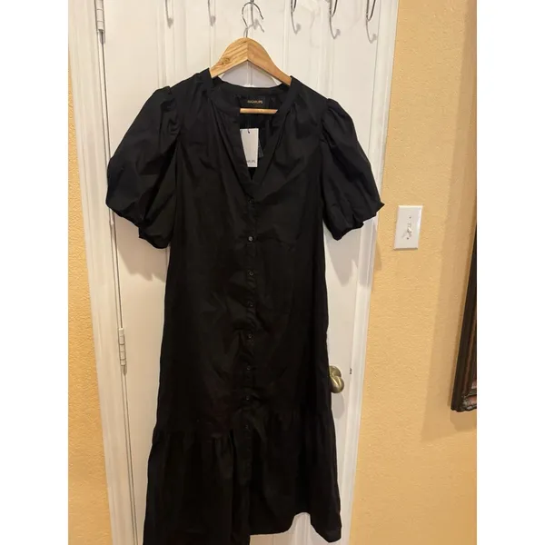 SUGARLIPS Stilwell Short Sleeve Midi Dress SIZE M - Image 5
