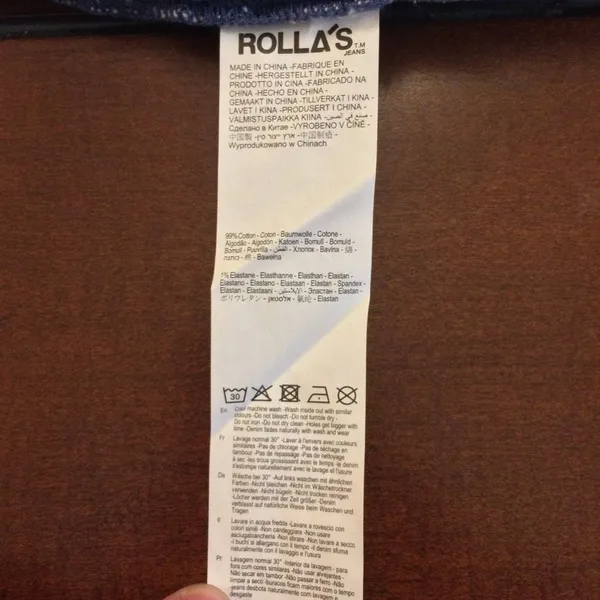 NWT Rolla’s the sailor high rise wide leg blue jeans 27 - Image 15
