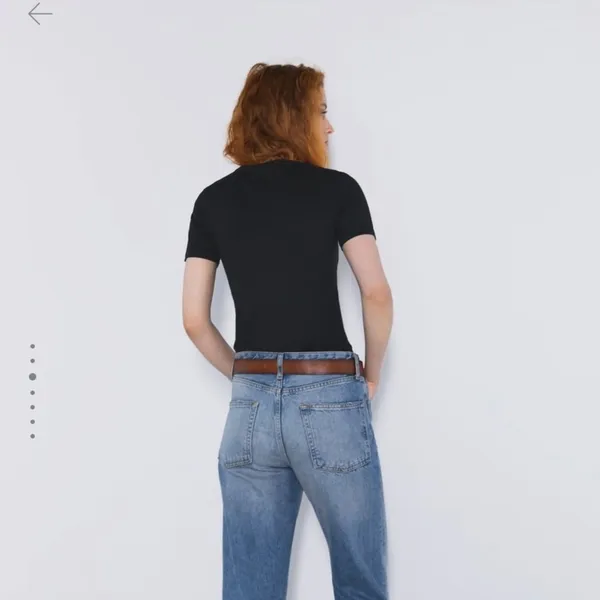ZARA Fitted‎ T-shirt - Image 5