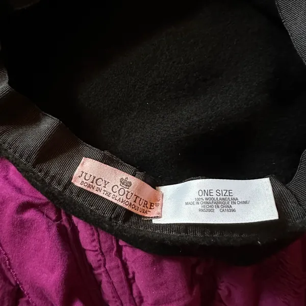 Juicy Couture Wool Y2K newsboy cap - Image 2