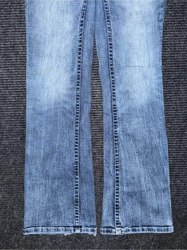 Buckle BKE Stella Mid Rise Slim Fit Bootcut Jeans Sz 25 x 28.5 SHORT flaw - Image 5