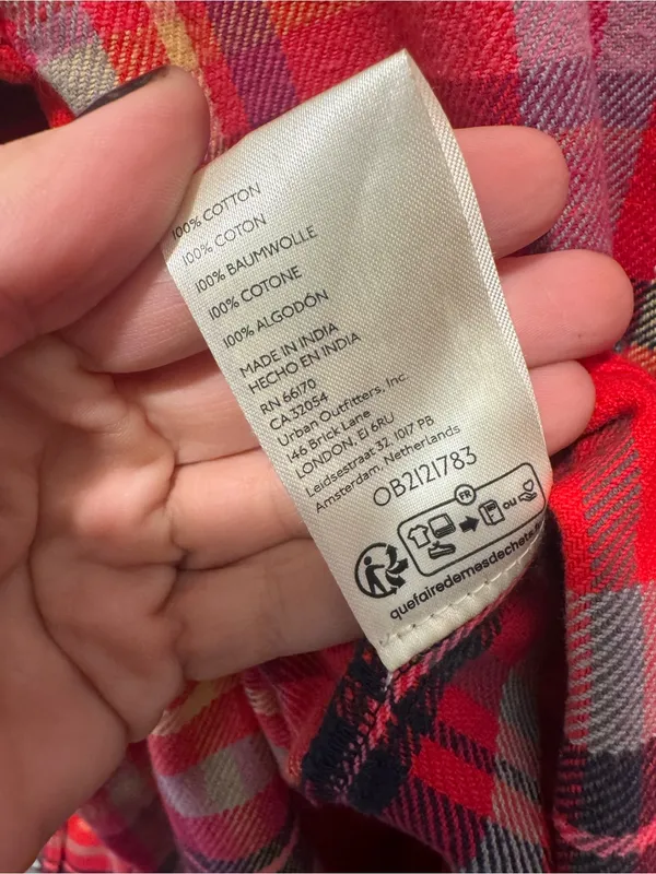 We The Free Plaid button down - Image 9