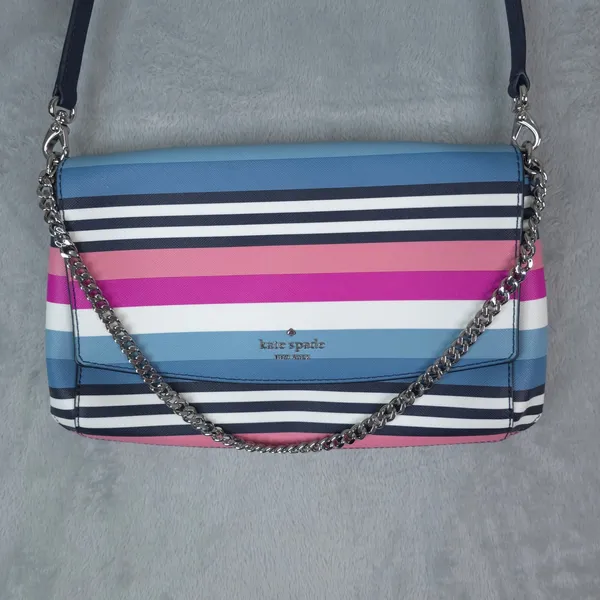 Kate‎ Spade Laurel Way Greer Crossbody Bag Small Sunrise Multi Saffiano Leather - Image 5