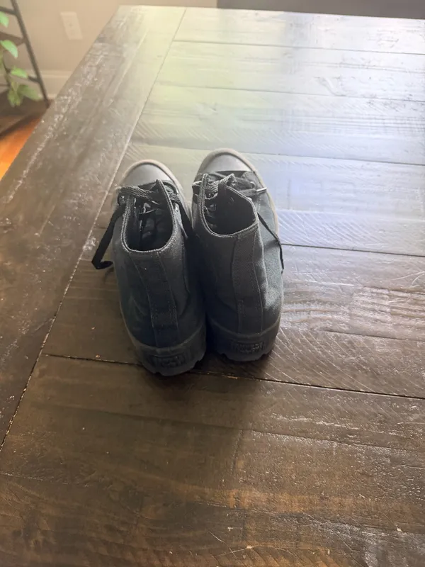 Black High-Top Converse - Image 2
