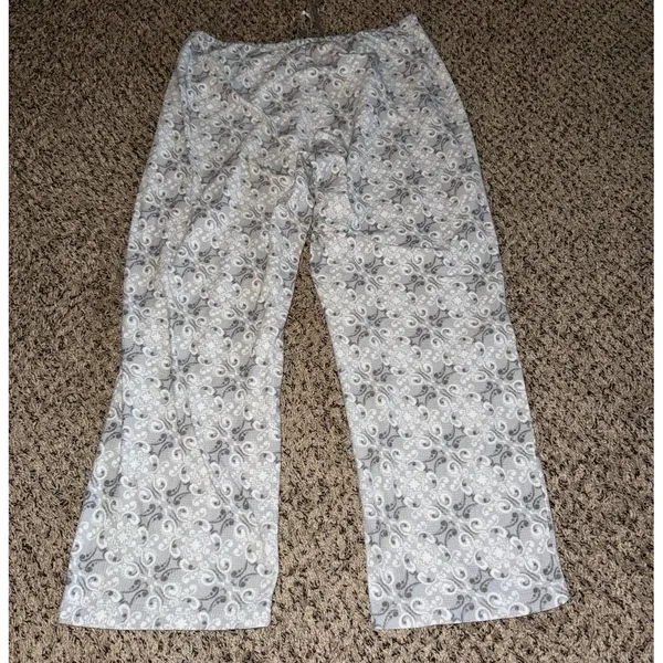 Goodnight Kiss Women's Gray Thermal 2pc Pajama Set Size‎ XL - Image 12
