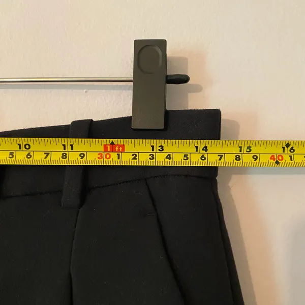 Abercrombie & Fitch Black Sloane Trouser Pants Wide Leg High Rise Women's 4 / 27 - Image 8