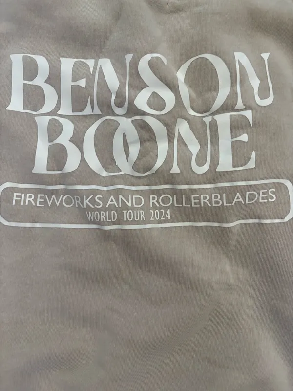 Benson Boone Sweatshirt Tan - Image 2