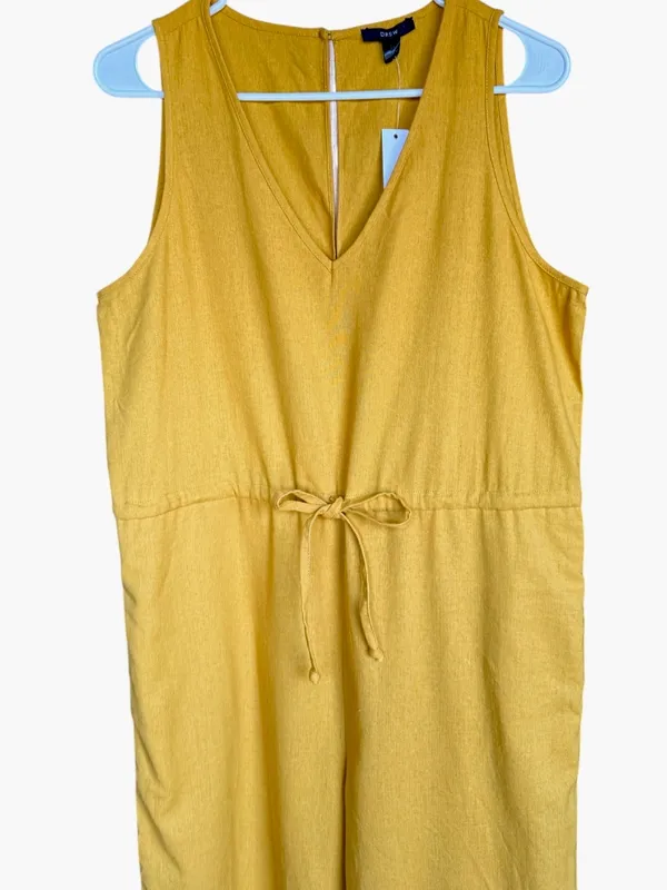 NWT‎ Anthropologie Drew Linen Blend Jumpsuit Sz M - Image 4