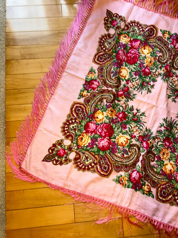 Pink floral wrap - Image 3