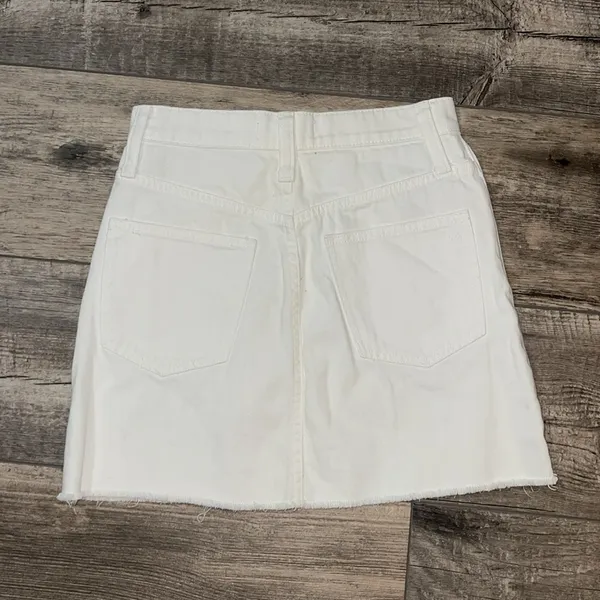 Madewell Rigid Denim A-Line Mini Skirt - Image 4
