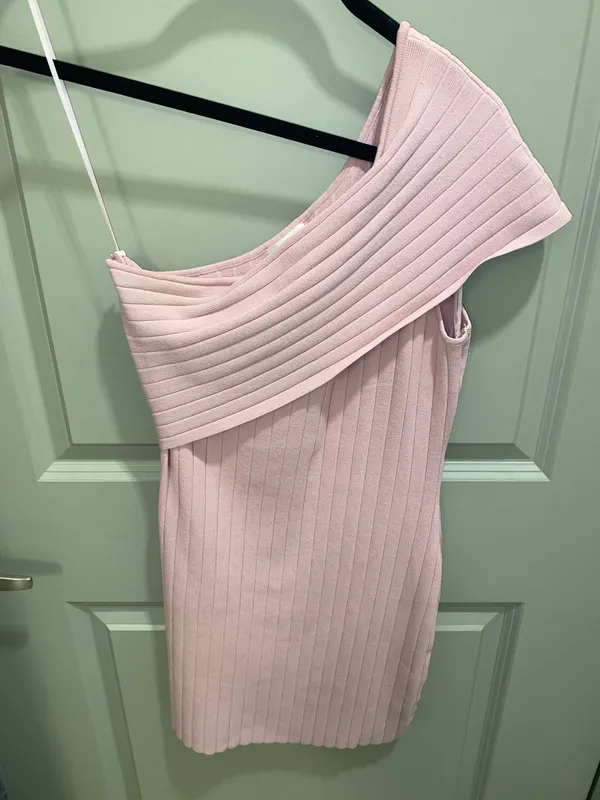 Revolve Pink One The Shoulder Mini Dress - Image 5