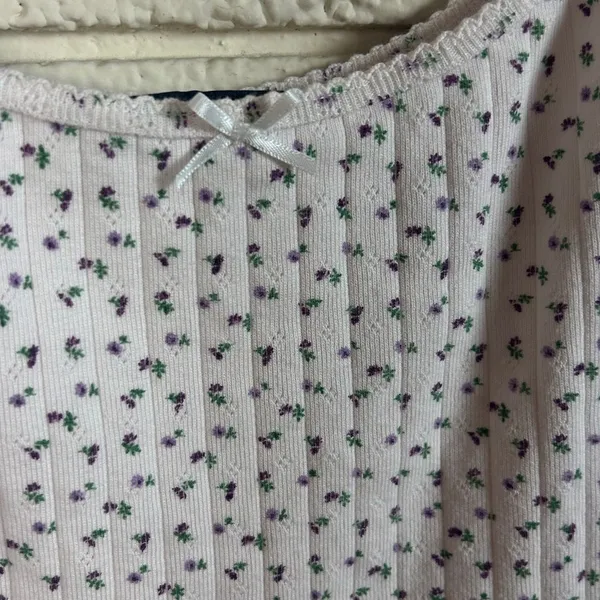 Brandy Melville Floral Skylar Tank one size - Image 2