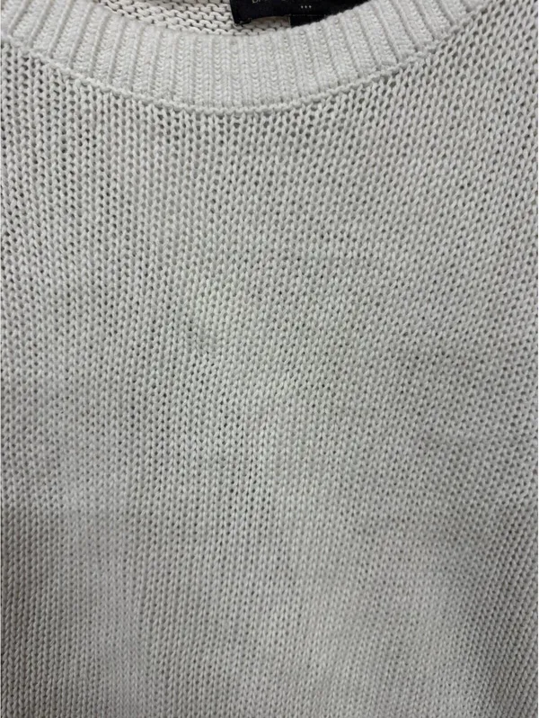 (RFB3) Banana Republic Womens XL Cream Open Back Sweater Crossover Knit Pullover - Image 6