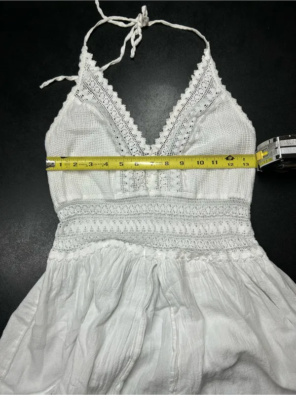 Seaspice Resort Wear Size L Angelique' Halter Mini Sundress - Image 7
