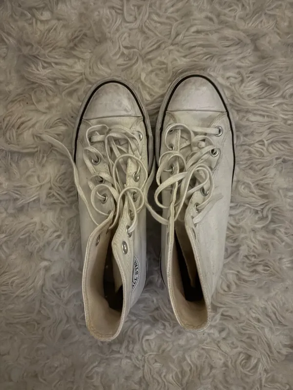 Platform Converse White High-Top - Image 2