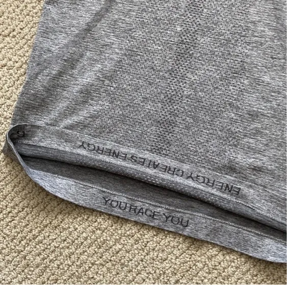 Lululemon Swiftly Tech Short Sleeve 2.0 Crew Shirt Size 6 Slate White Like New - Image 7