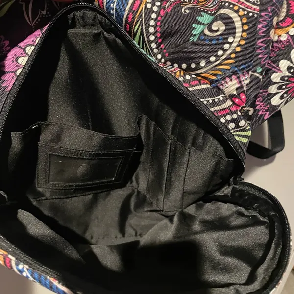 VERA BRADLEY Lighten Up Essential Backpack Bandana Swirl Pattern Computer Bag - Image 8